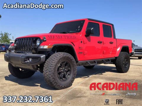 2021 Jeep Gladiator for sale at ACADIANA DODGE CHRYSLER JEEP in Lafayette LA