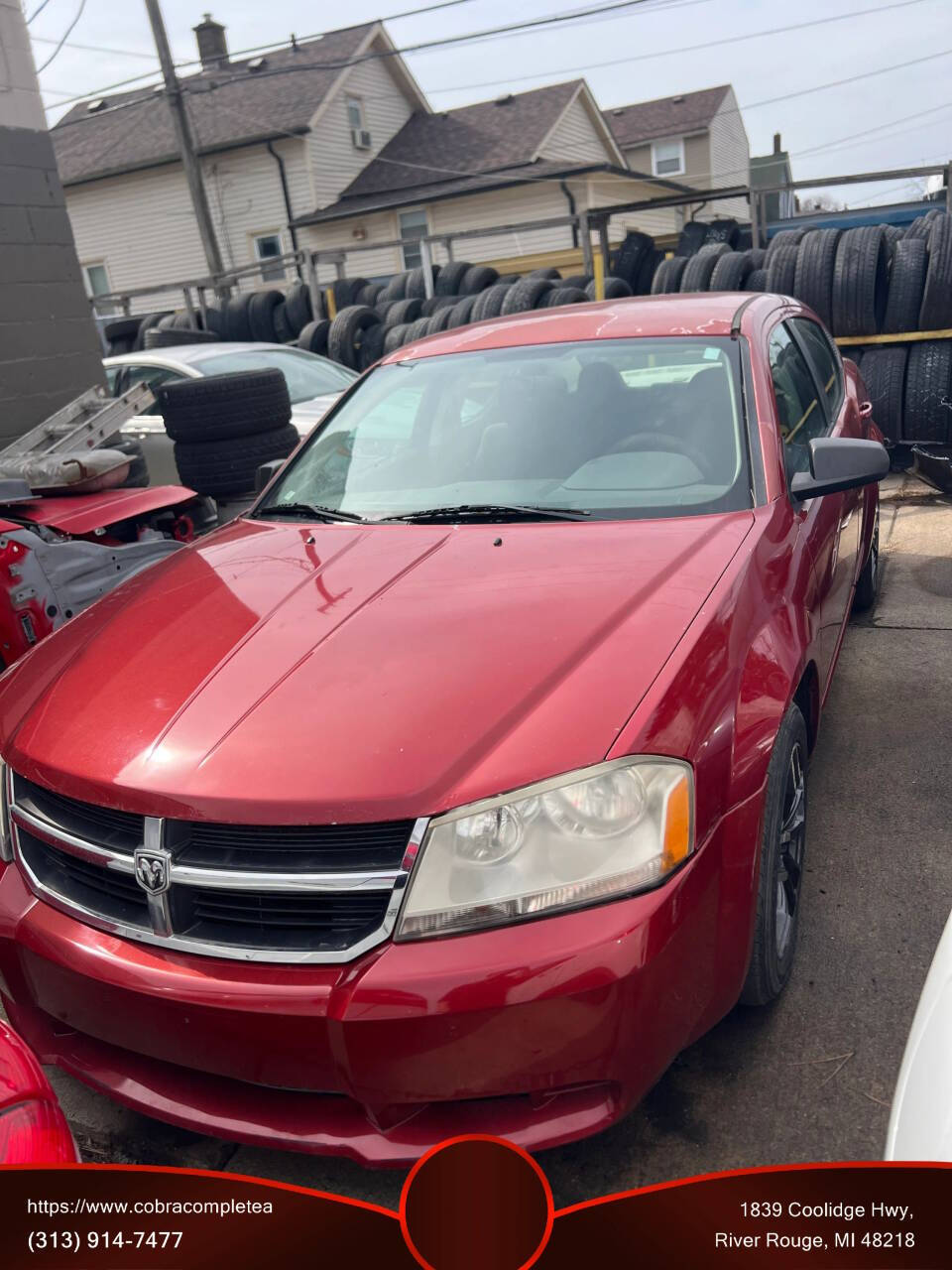 Red 2008 Dodge Avenger SXT SXT 4dr Sedan 1