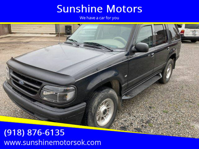 1998 Ford Explorer for sale at Sunshine Motors in Bartlesville OK