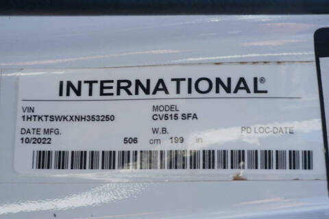 2022 International CV515