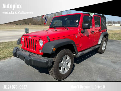 2016 Jeep Wrangler Unlimited for sale at Autoplex in Sullivan IN