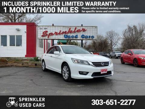 2014 Honda Accord for sale at Sprinkler Used Cars in Longmont CO