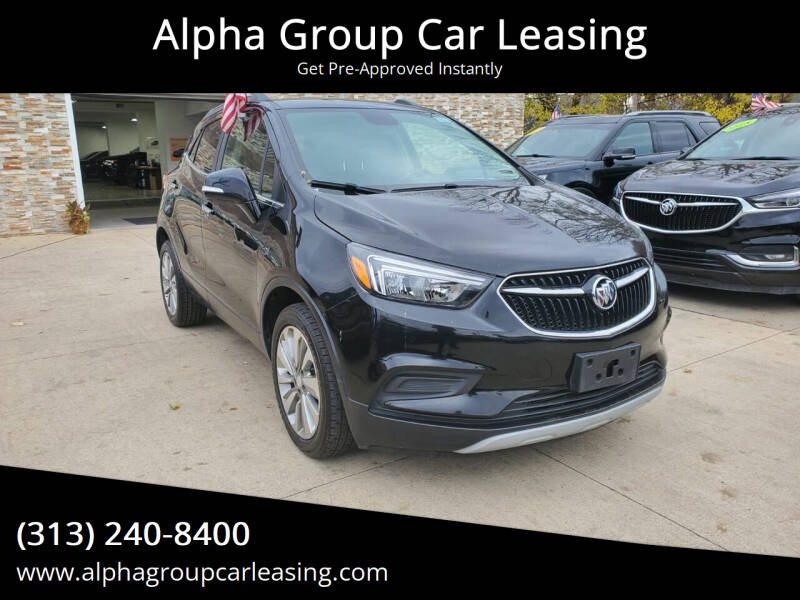 2018 Buick Encore for sale at Alpha Group Car Leasing in Redford MI