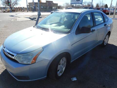 2008 Ford Focus for sale at AUGE'S SALES AND SERVICE in Belen NM
