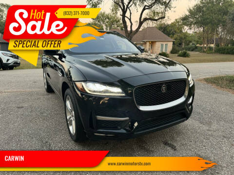 2017 Jaguar F-PACE for sale at CARWIN in Katy TX