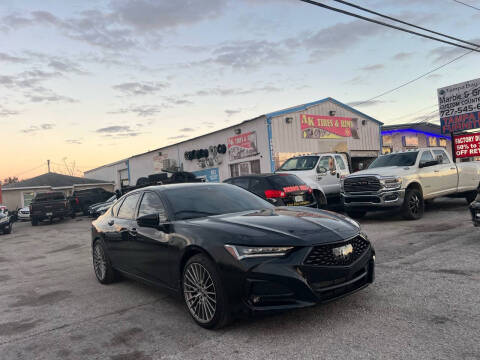 2021 Acura TLX for sale at ONYX AUTOMOTIVE, LLC in Largo FL