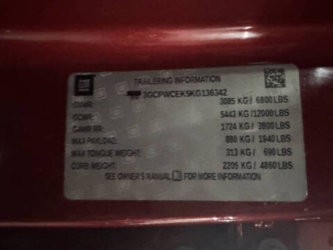 2019 Chevrolet Silverado 1500 LT