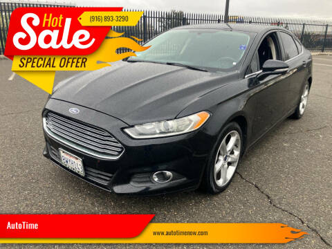 2016 Ford Fusion for sale at AutoTime in Sacramento CA