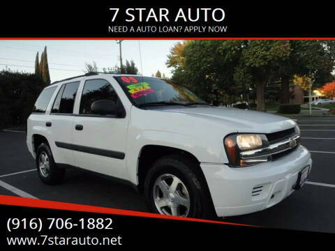 2005 Chevrolet TrailBlazer for sale at 7 STAR AUTO in Sacramento CA