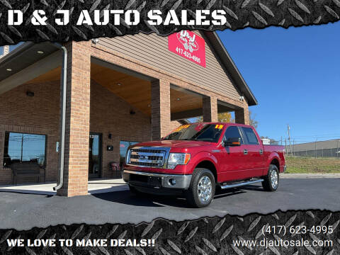 2013 Ford F-150 for sale at D & J AUTO SALES in Joplin MO