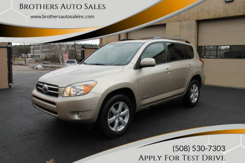 2007 Toyota RAV4 for sale at Brothers Auto Sales in Wrentham MA