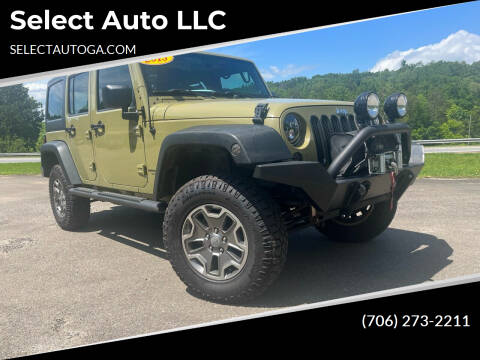 2013 Jeep Wrangler Unlimited for sale at Select Auto LLC in Ellijay GA