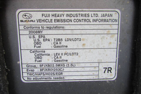 2008 Subaru Outback 2.5i