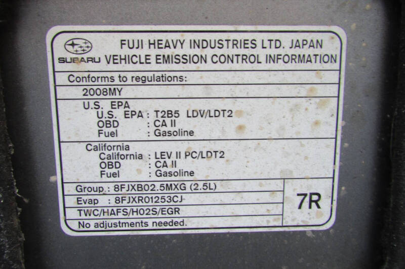 2008 Subaru Outback 2.5i