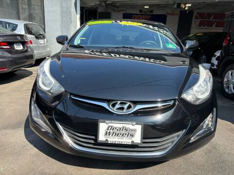 2014 Hyundai Elantra for sale at DEALS ON WHEELS in Newark NJ