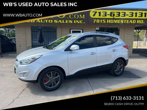 2014 Hyundai Tucson for sale at WB'S USED AUTO SALES INC in Houston TX