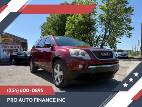2011 GMC Acadia SLT-2