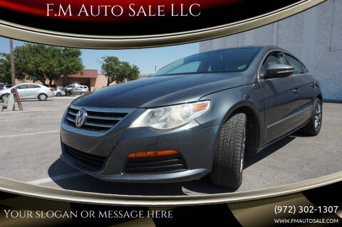 2012 Volkswagen CC for sale at F.M Auto Sale LLC in Dallas TX