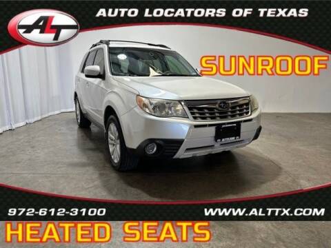 2013 Subaru Forester for sale at AUTO LOCATORS OF TEXAS in Plano TX