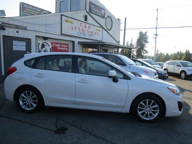 2013 Subaru Impreza for sale at G&R Auto Sales in Lynnwood WA
