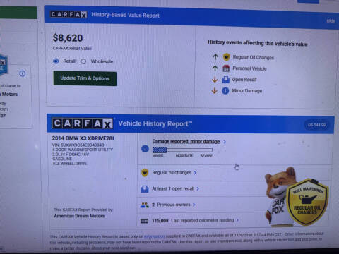 2014 BMW X3 xDrive28i