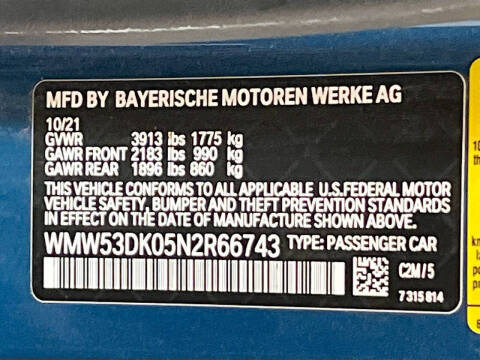 2022 MINI Hardtop 4 Door Cooper S