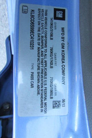 2014 Chevrolet Spark 1LT CVT