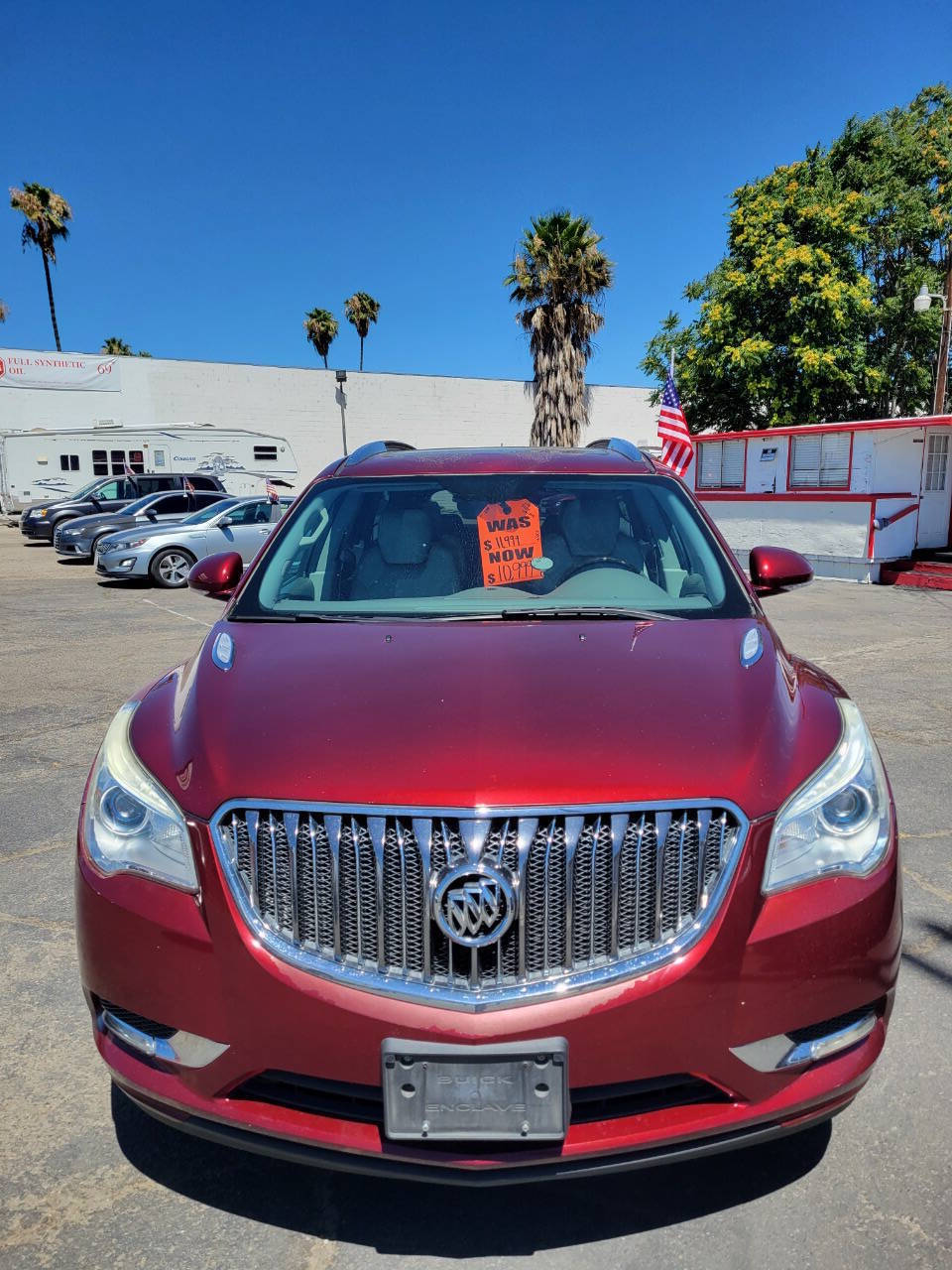 Dk. Red 2017 Buick Enclave Leather Leather 4dr Crossover 2