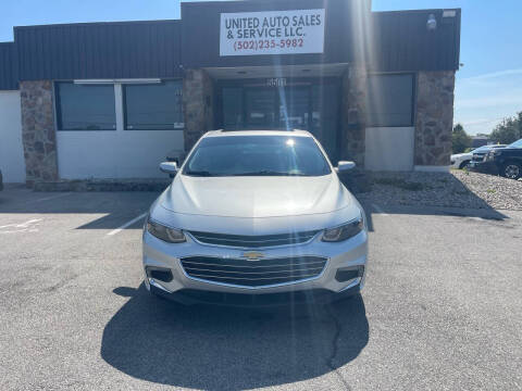 2018 Chevrolet Malibu for sale at United Auto Sales and Service in Louisville KY