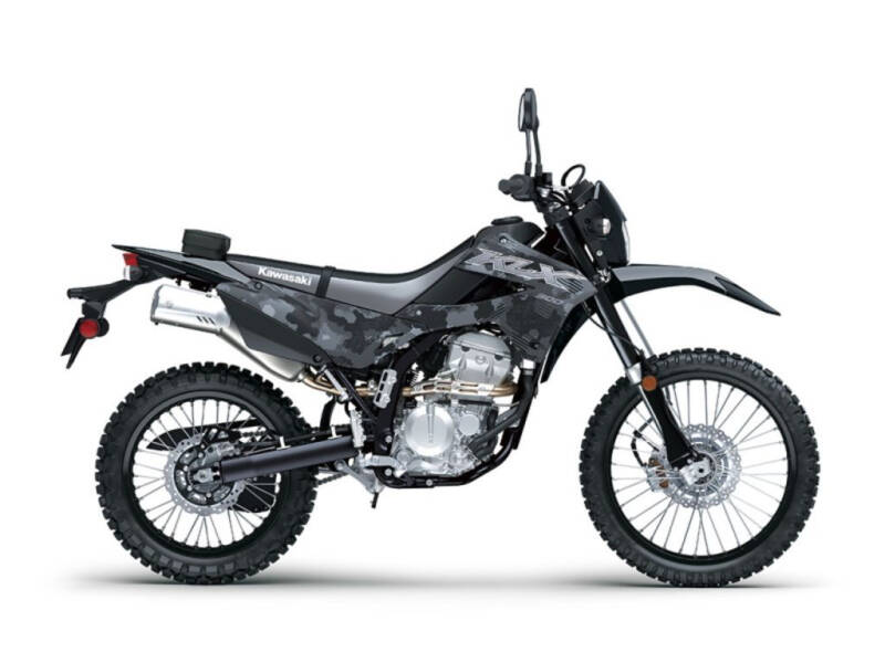 2024 Kawasaki KLX&#174;300 Cypher Camo Gray for sale at Street Track n Trail in Conneaut Lake PA