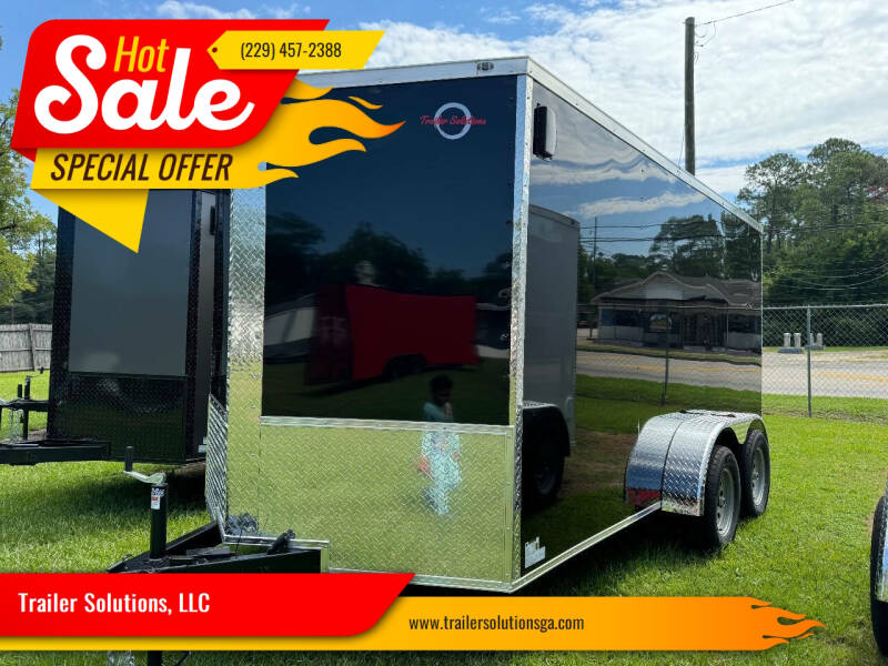 2025 7x14 Tandem Axle 7x14TA Enclosed Cargo Trailer for sale at Trailer Solutions, LLC in Fitzgerald GA