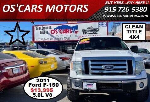 2011 Ford F-150 for sale at Os'Cars Motors in El Paso TX