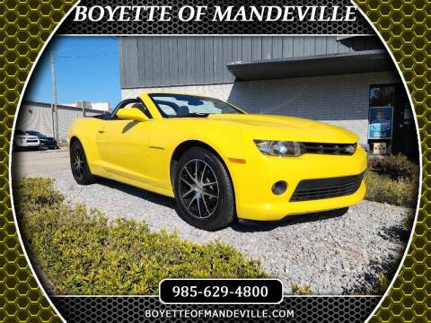 2015 Chevrolet Camaro for sale at Auto Group South - Boyette Auto Sales South in Mandeville MS