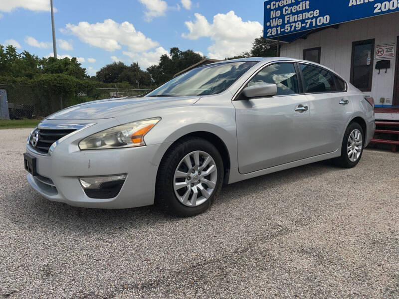 2014 Nissan Altima for sale at P & A AUTO SALES in Houston TX