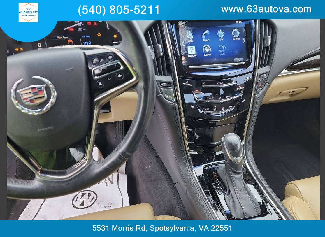 2013 Cadillac ATS for sale at 63 Auto Inc in Spotsylvania, VA