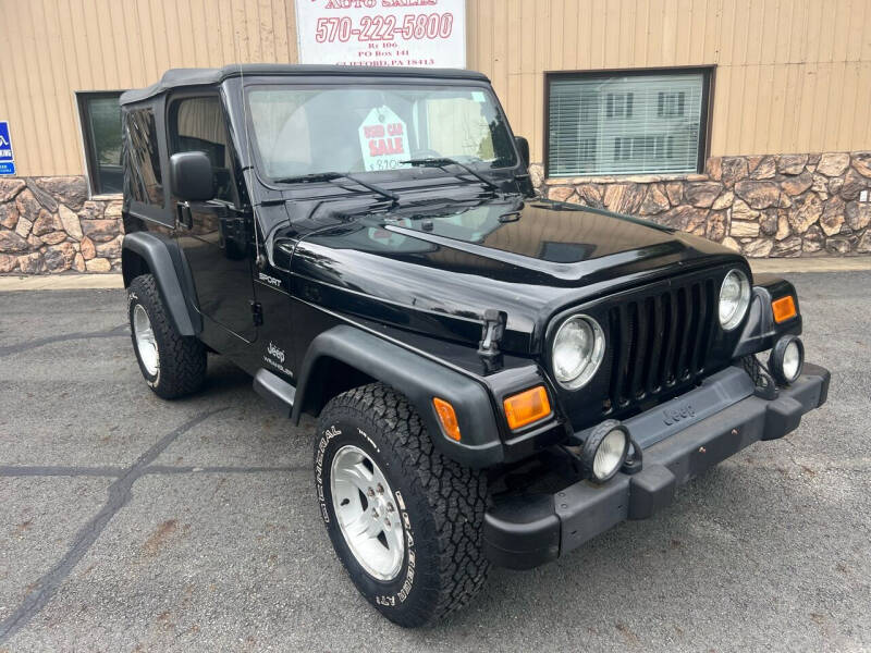 2004 Jeep Wrangler for sale at DORSON'S AUTO SALES in Clifford PA