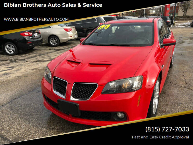 2009 Pontiac G8 for sale at Bibian Brothers Auto Sales & Service in Joliet IL