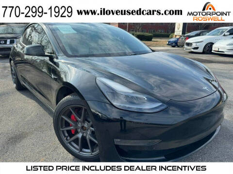 2021 Tesla Model 3 for sale at Motorpoint Roswell in Roswell GA