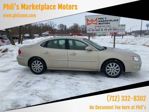 2008 Buick LaCrosse for sale at Phil's Marketplace Motors in Arnolds Park IA