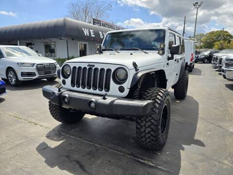 2016 Jeep Wrangler Unlimited for sale at National Car Store in West Palm Beach FL