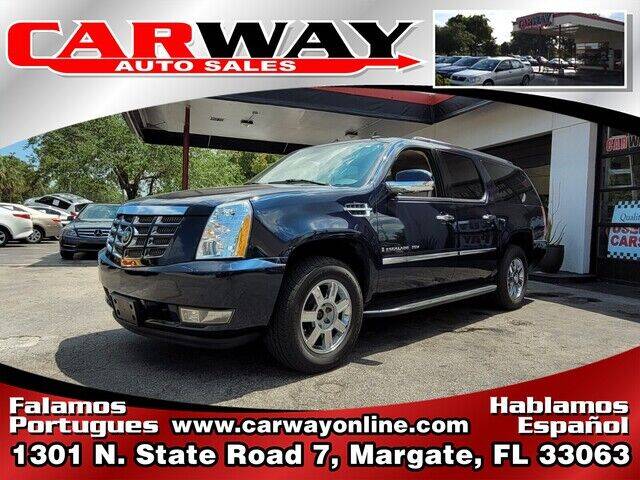 2007 Cadillac Escalade ESV for sale at CARWAY Auto Sales in Margate FL