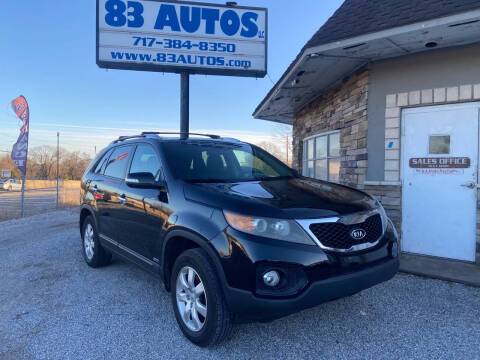 2013 Kia Sorento for sale at 83 Autos LLC in York PA