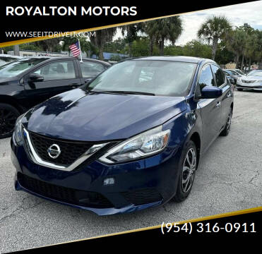 2019 Nissan Sentra for sale at ROYALTON MOTORS in Plantation FL