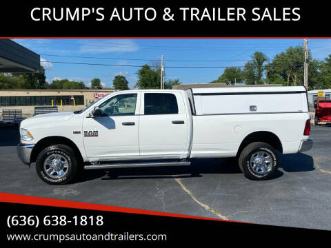 2017 RAM 2500 for sale at CRUMP'S AUTO & TRAILER SALES in Crystal City MO