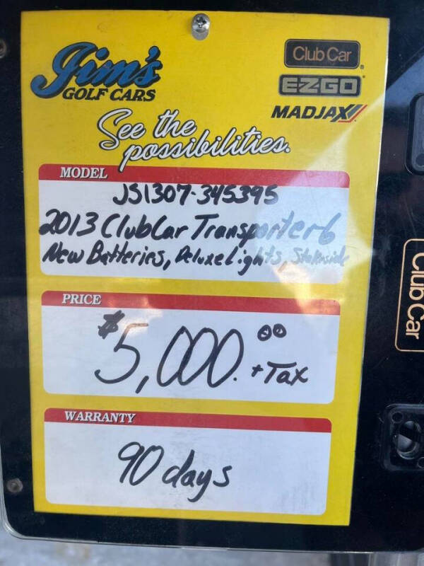 2013 Club Car Transporter 4 Electric