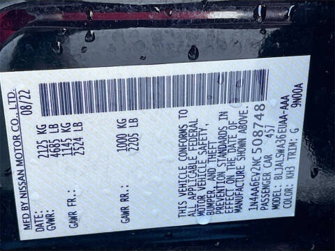 2022 Nissan Maxima 3.5 SR