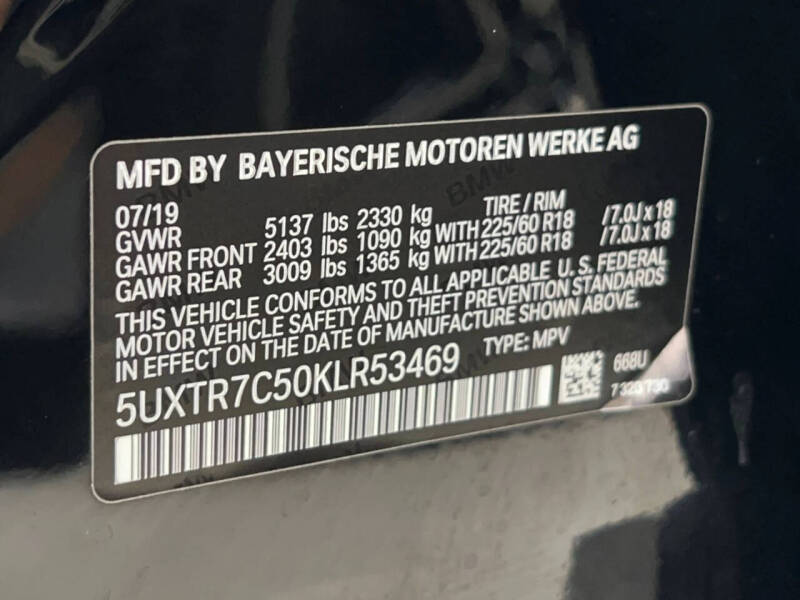 2019 BMW X3 sDrive30i