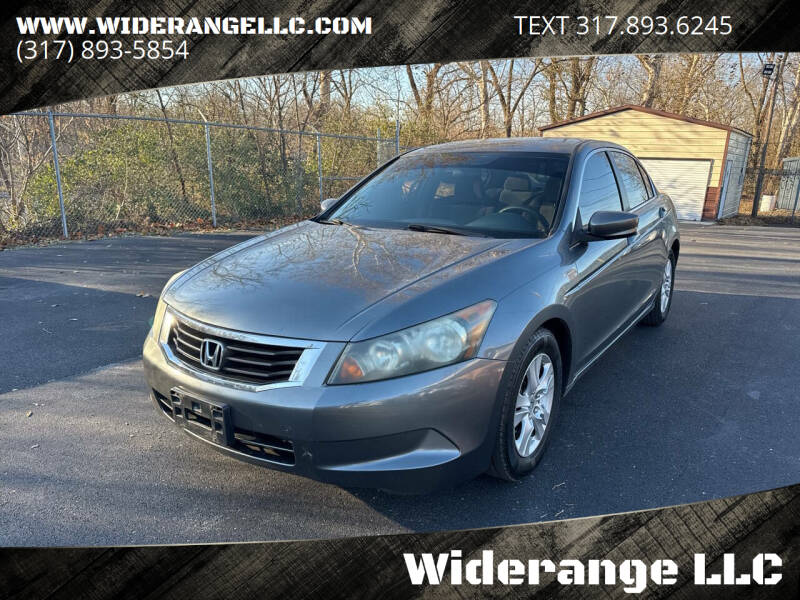 2008 Honda Accord for sale at Widerange LLC in Greenwood IN