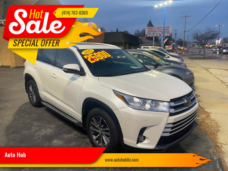 2017 Toyota Highlander for sale at Auto Hub in Greenfield WI