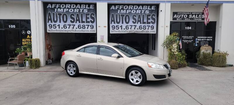 2009 Pontiac G6 for sale at Affordable Imports Auto Sales in Murrieta CA